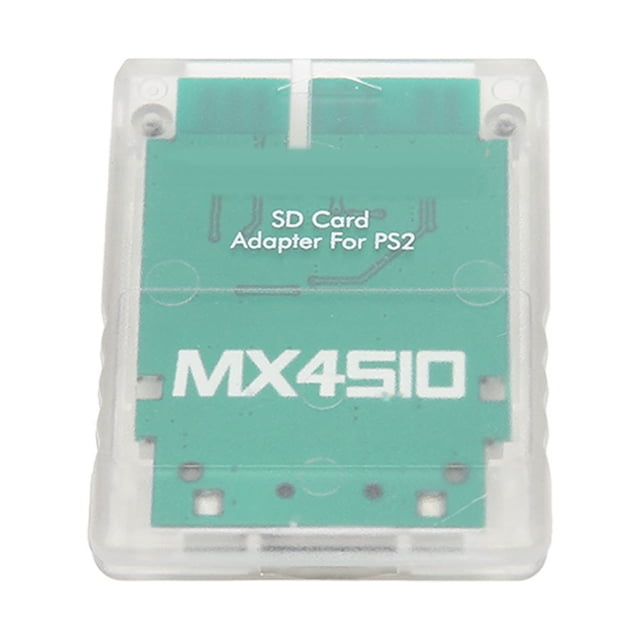 MX4SIO, Card, MX4SIO SIO2 Memory Card Adapter Hand Made Stable Replacement Memory Card Reader for Transparent Blue