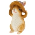 thumbnail image 1 of Resin Rabbits Ornament Waterproof Bunny Figurine for Creating Atmosphere Miniature Resin Rabbit Statue Weather-resistant Rabbit Art Figurines for Patio Yard Home Decoration, 1 of 7