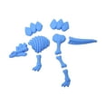 thumbnail image 3 of 2x 9x Play Sand Skeleton Dinosaur Toys, Juego de Juguetes de Playa Skeleton, Juego de Modelos de Juguetes de Playa para Niños de 2, 3, 4, 5, 6 Y 8 año 2 piezas, 3 of 10