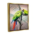 thumbnail image 4 of Stupell Industries Parrots Playing on Branch Animals & Insects Painting Gold Floater Framed Canvas Art Print Wall Art, 17 x 21, 4 of 10