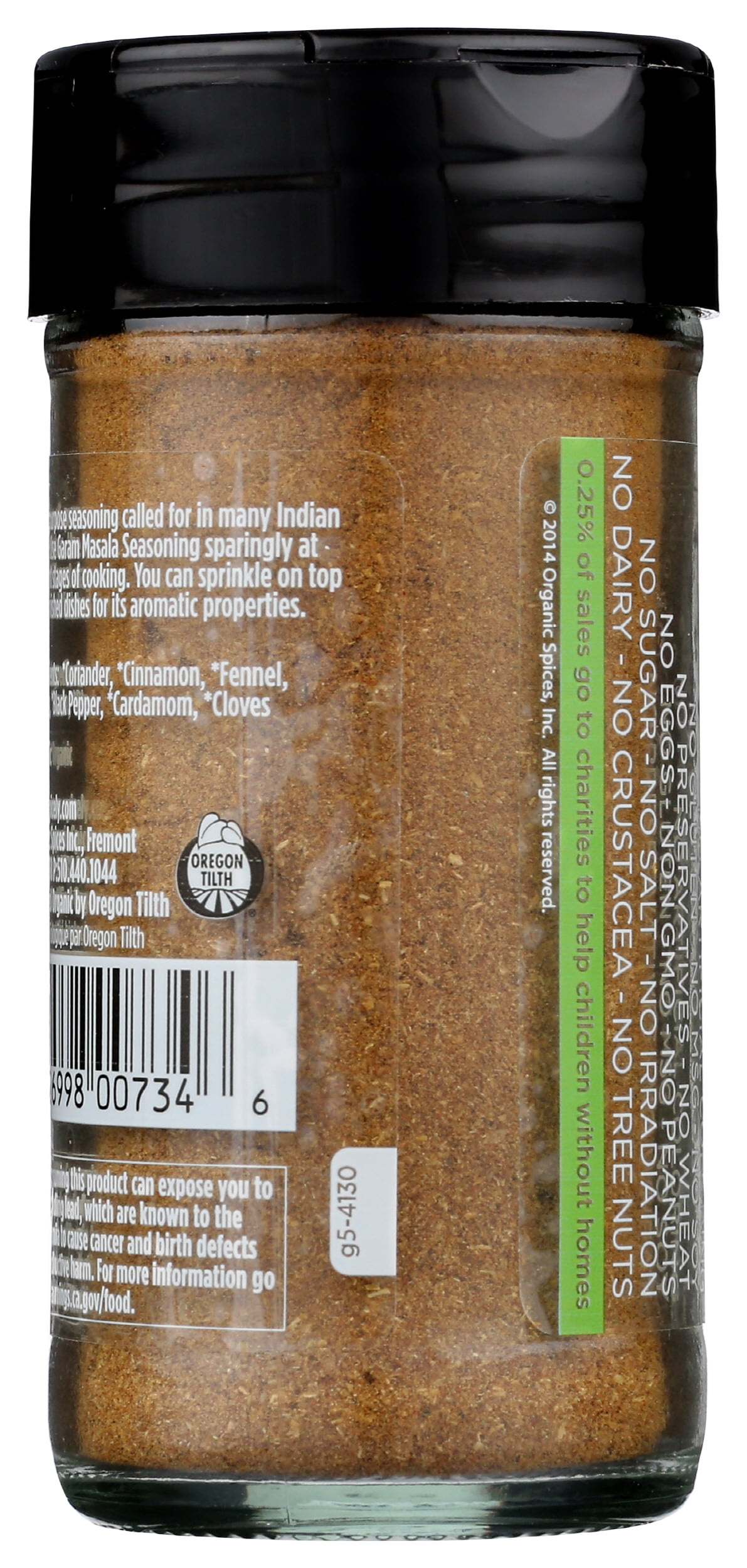 (Pack of 3), Spicely Organics Organic Garam Masala Seasoning, 1.6 oz