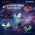 thumbnail image 3 of CHL-Force 90 | Integrated Precision Moulded Dart Flight And Shaft System, Pack of 3 Professional Highly Durable 2-In-1 Combined Dart Flights And Stems | Standard No.6, 3 of 4