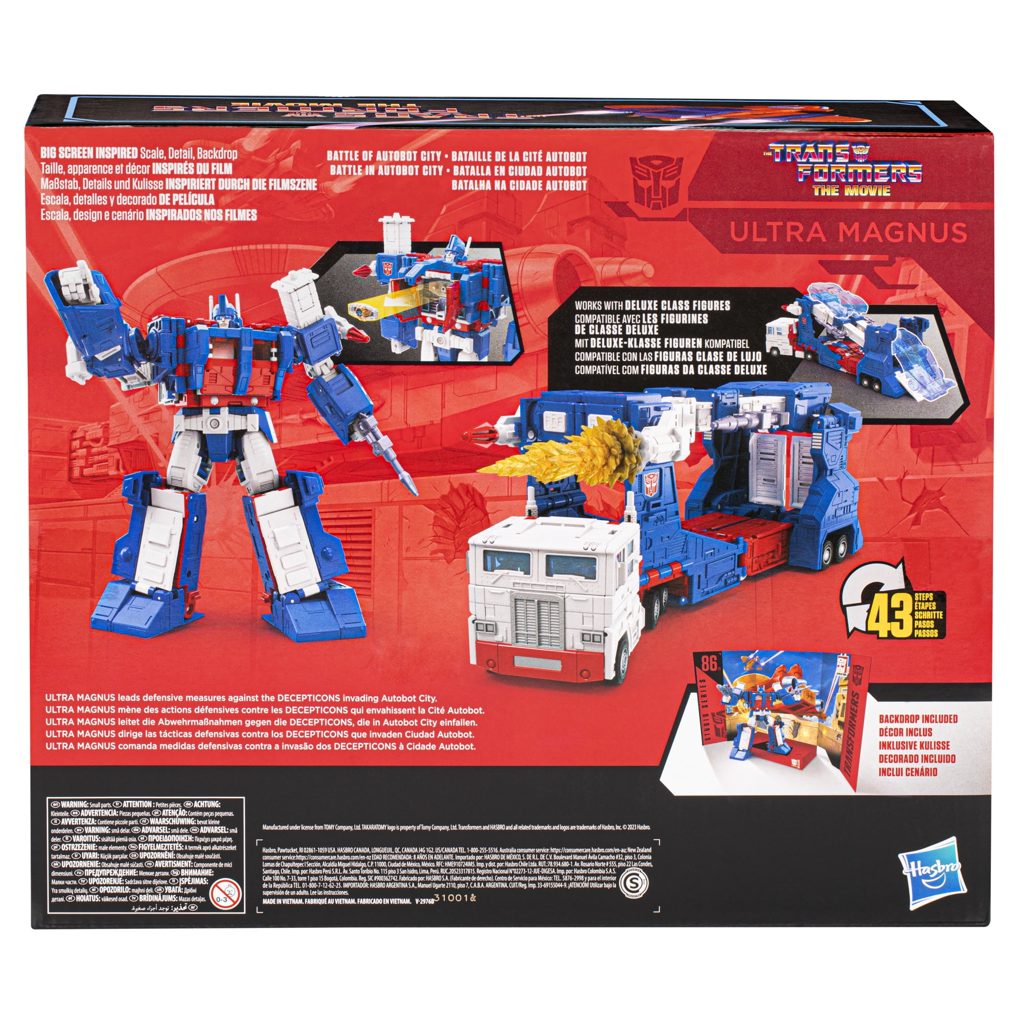 Transformers Toys Studio Series Commander The Movie 86-21 Ultra Magnus Action Figure