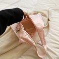 thumbnail image 4 of Bolso Hombro para Mujer Mano Flores Hobo Sólido Nailon Viajes () Rosa, 4 of 8