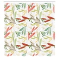 thumbnail image 2 of Ambesonne Colorful Shower Curtain, Abstract Modern Leaves, 69"Wx84"L, Multicolor, 2 of 4