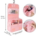 thumbnail image 2 of Neceser Pengxiaomei impermeable para colgar cosméticos, color rosa, 2 of 7