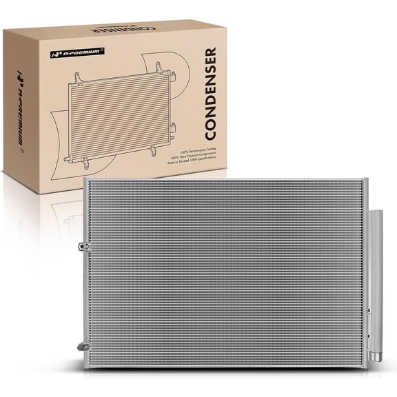 A-Premium Air Conditioning A/C Condenser Compatible with Toyota Highlander 2014-2019 2.7L 3.5L, Replace# 4439, 884600E070