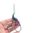 thumbnail image 2 of Vintage Gold Plated Crane Scissors - Perfect for Embroidery, Tea Leaves, and More!, 2 of 4