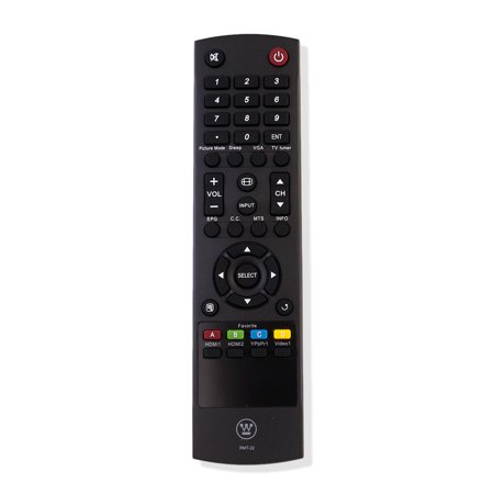 New RMT-22 Remote Control for Westinghouse TV EW32S5UW EW39T6MZ UW32SC1W UW32S3PW UW37SC1W UW39T7HW UW40T8LW UW40TA2W UW46TA2W UW46T7HW UW48T7HW UX28H1Y1 UW-32SC1W UW-32S3PW UW-37SC1W
