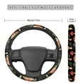 thumbnail image 5 of Jeiento Aesthetic Mushroom Car Steering Wheel Covers,Black Neoprene Auto Car Wrap Cover Car Accessories Protector,Universal Fit for SUV Sedan Van,Easy to Install, 5 of 6