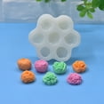 thumbnail image 2 of Flores 3D de silicona, 7 cavidades, rosas, fondant, bombones, velas, jabones, delicadas flores de peonía, silicona, resina epoxi, hormigón, DIY, adornos, 2 of 7
