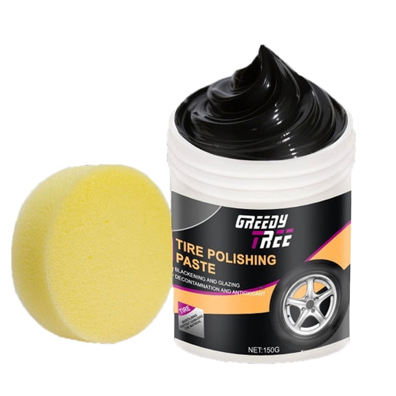 Long Lasting High Gloss Tire Shines Gel Polish Pastes for Car Tires Rubber Trim Protections Waterproof Dustproof