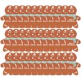 thumbnail image 1 of 100pcs Gift Decorative Tags Christmas Tag Gingerbread Man Tag Christmas Gift Bag Tag, 1 of 9