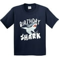 thumbnail image 3 of Inktastic Birthday Shark Youth T-Shirt, 3 of 5