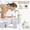 Marble White, variant on 6-Piece Beige Bathroom Accessories Set