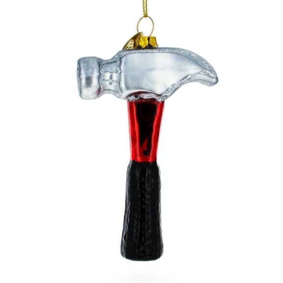 Hammer Glass Christmas Ornament