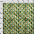 thumbnail image 3 of oneOone Silk Tabby Green Fabric Abstract Diy Clothing Quilting Fabric Print Fabric By Yard 42 Inch Wide, 3 of 5
