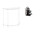 thumbnail image 1 of Mesita de noche de acrílico,Mesa auxiliar de acrílico transparente Mesa auxiliar transparente en capas,Mesa pequeña de acrílico,mesita de noche pequeña,compacta,Estatua de cámara,Figura, 1 of 8