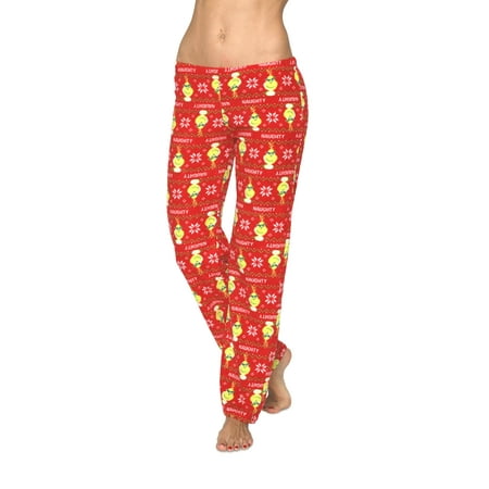 Grinch Naughty Holiday Women's Pajama Lounge Pants | Walmart Canada