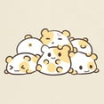 thumbnail image 3 of CafePress - Kawaii Hamster Pile T Shirt - Men's Classic Graphic T-Shirt, 3 of 4