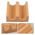 thumbnail image 2 of Soporte para sushi enrollado a mano, soporte de madera en forma de U para sushi, estante para sushi, soporte para servir sushi (2 rejillas), 2 of 8