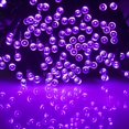 thumbnail image 2 of 300 luces LED para interior, 100 pies, impermeables, con 8 modos para Halloween, Acción de Gracias, Navidad, decoración de jardín, decoración interior y exterior (morado) Ormromra CJWUS-5973, 2 of 5