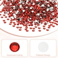 thumbnail image 2 of 3000-Pack Resin Flatback Rhinestone, 5mm Flat Back Rhinestones Crystals Bulk for Crafts/Clothes/Nail Decoration [Red], 2 of 6