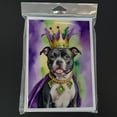thumbnail image 3 of Staffordshire Bull Terrier King of Mardi Gras Greeting Cards Pack of 8 7 in x 5 in, 3 of 3