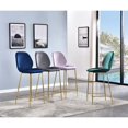 thumbnail image 2 of Best Master Preston 29" Velvet Counter Stool in Black (Set of 2), 2 of 2