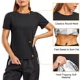 thumbnail image 5 of Lilvigor Sauna Suit for Women Wasit Trainer Sweat Vest Heat Trapping Shirt Body Shaper for Women Sports Workout, 5 of 7