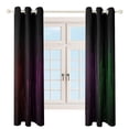 thumbnail image 3 of 3D Abstract Lines Curtains Aesthetic Envrionmental Friendly Picture, Living Room Bedroom Window Drapes 2 Panel Set, 3 of 5