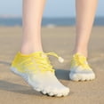 thumbnail image 6 of Aqua Shoes Breathable Diving Sneaker Wading Shoes for Lake Hiking (Yellow 38), 6 of 9