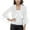 White, variant on Women'S Comfortable Small Sweetheart Top Ruffle Flare Sleeve Solid Chiffon Small Shawl Cardigan Women'S Cardigan Xl