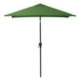 thumbnail image 3 of CorLiving 6.5ft x 6.5ft Square Tilting Outdoor Market Umbrella with Steel Frame and Durable Canopy, Forest Green, 3 of 8