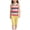 Yellow, variant on BXSRUTA Kids 2 Piece Sleeveless Top & Cropped Pants Set Cotton Casual Summer Outfit