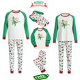thumbnail image 1 of EIMELI Pyjamas de Noël pour la Famille Imprimé Gingerbread Man, 1 of 11