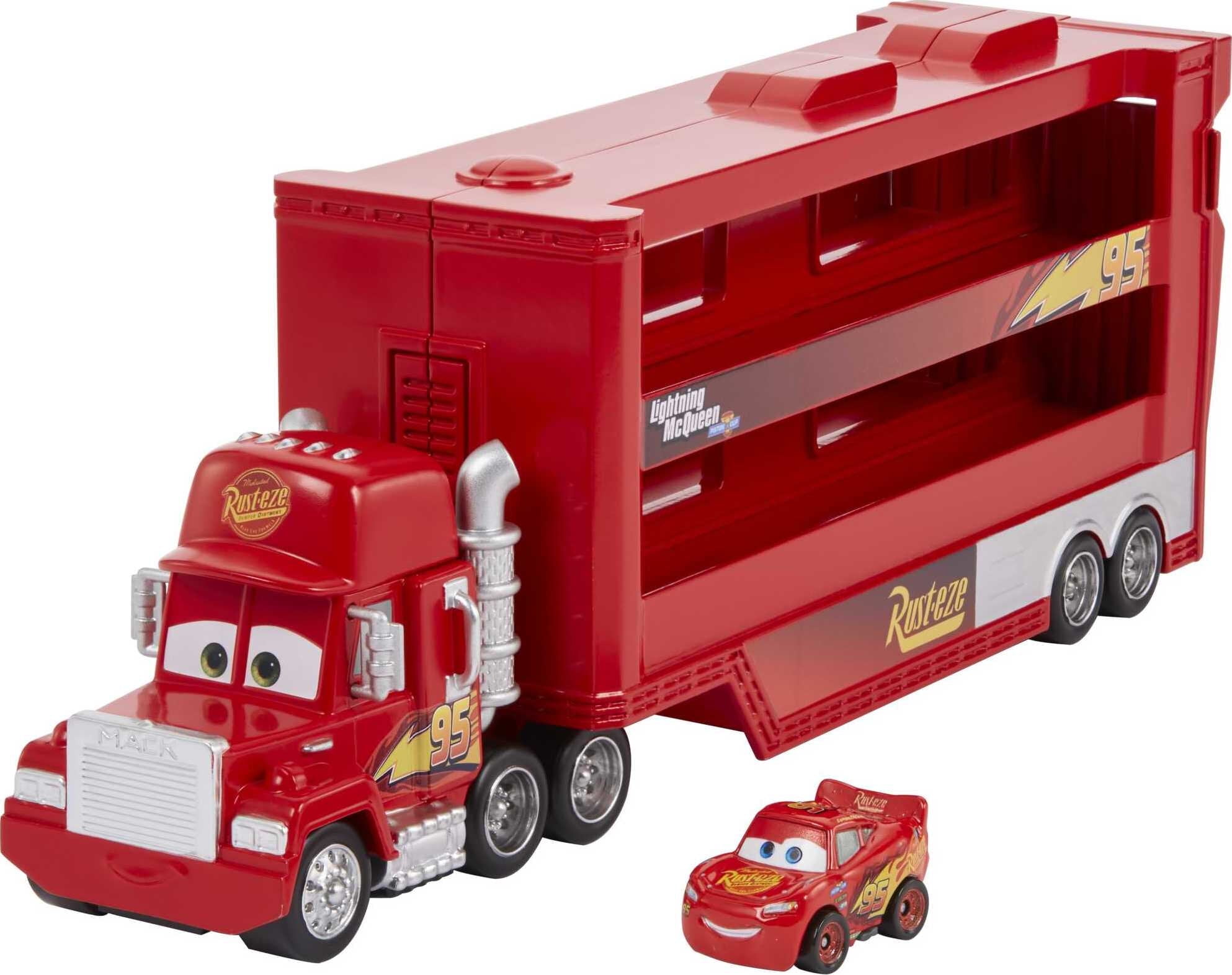 Disney Pixar Cars Jackson McQueen Mack Haulers Truck & Racers Diecast Toy 
