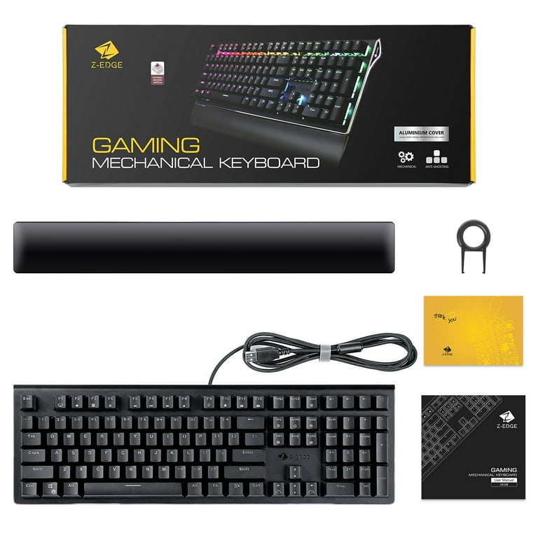 Z-EDGE UK108 108 Keys RGB Optical Mechanical Gaming Keyboard Z-EDGE UK108 108 Keys RGB Optical Mechanical Gaming Keyboard