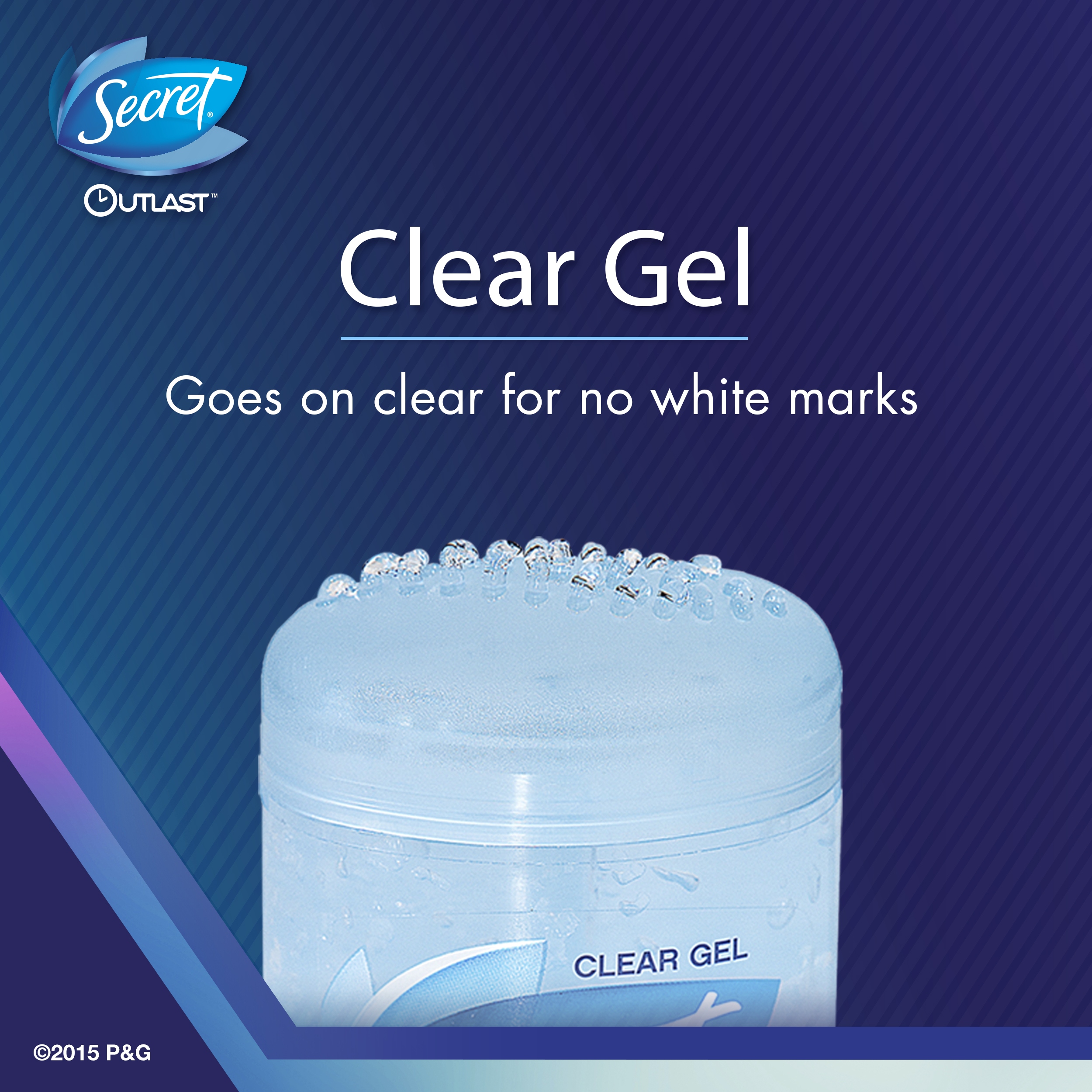 Secret Outlast Clear Gel Antiperspirant Deodorant for Women Sensitive Clean 2.6 oz - image 5 of 13