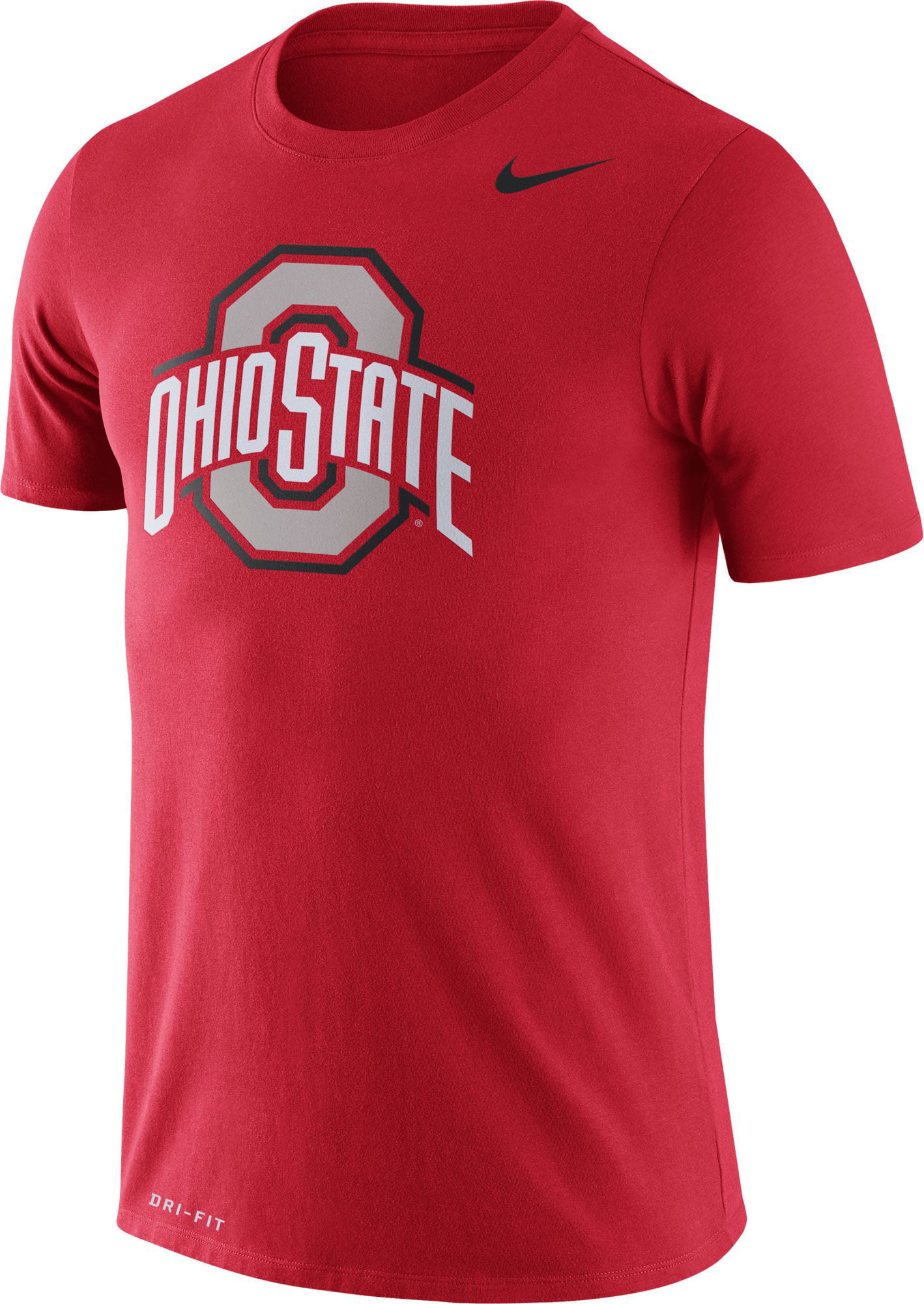 Nike - Nike Men's Ohio State Buckeyes Scarlet Logo Dry Legend T-Shirt ...