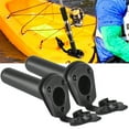 thumbnail image 2 of UDIYO Universal Kayak Pole Flush Mount Fishing Rod Holder Bracket Rack with Cap Cover, 2 of 7
