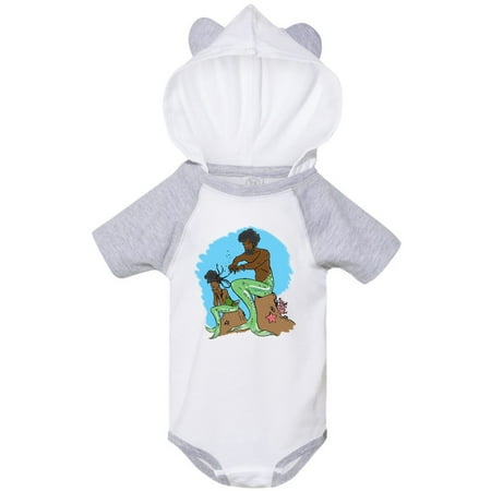 

Inktastic Mer Dad and Daughter Braiding Beautiful Black Hair Gift Baby Boy or Baby Girl Bodysuit