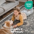 thumbnail image 6 of Joyfy Washable Floral Area Rug Non-Slip Soft Carpet with Rubber Backing for Living Room, Bedroom, Dining Room, Kids Nursery and Bedside Indoor Use, 6 of 6