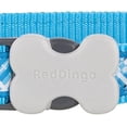 thumbnail image 2 of Bucklebone Dog Collar Design, Flanno Turquoise, Large 25mm, 2 of 4