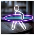 thumbnail image 1 of Letrero De Neón LED Con Diseño Tabla Surf Para Hombre, Decoración Artística Oceánica, Para Sala Juegos, Dormitorio, Bar, Estar 42cm, 1 of 2