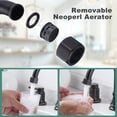 thumbnail image 6 of Wowow 8 in. Widespread Double Handle Bathroom Faucet with Pop-up Drain Kit in Oil Rubbed Bronze, 6 of 9