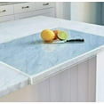 thumbnail image 6 of Kabnic Acrylic Cutting Board with Counter Lip | 18" x 16" Acrylic Cutting Board | Textured Non-Slip Kitchen Cutting Board for Countertop | Over The Counter Cutting Board, 6 of 8