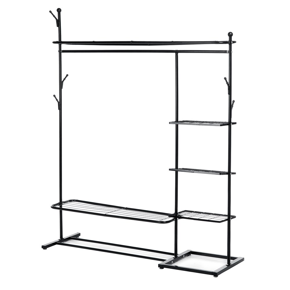 Stoneway FreeStanding Closet Organzier, Hanging Rod Clothes Garment