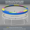 thumbnail image 3 of Soozier 12FT Trampoline Spring Cover, Safety Trampoline Pad Replacement, Waterproof, Tear Resistant, All Weather Trampoline Accessories, Multi Color, 3 of 9