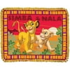 Lion King Simba & Nala No-Sew Fleece Throw Kit, 43" x 55"